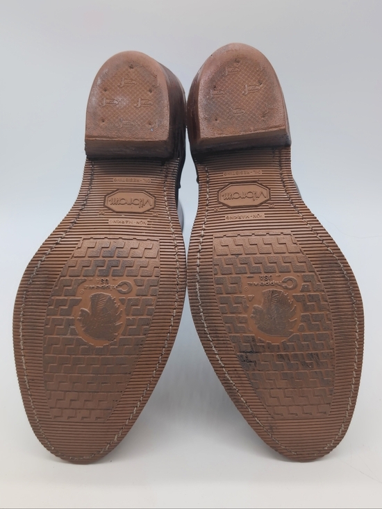 Vintage Chippewa USA Sz 10.5 Roper Leather Boots Justin Heels main image 5